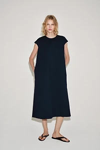 ZW COLLECTION POPLIN MIDI DRESS