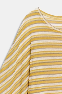 RUSTIC STRIPED CAPE T-SHIRT