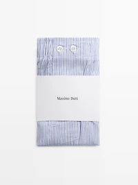 100% cotton striped boxers