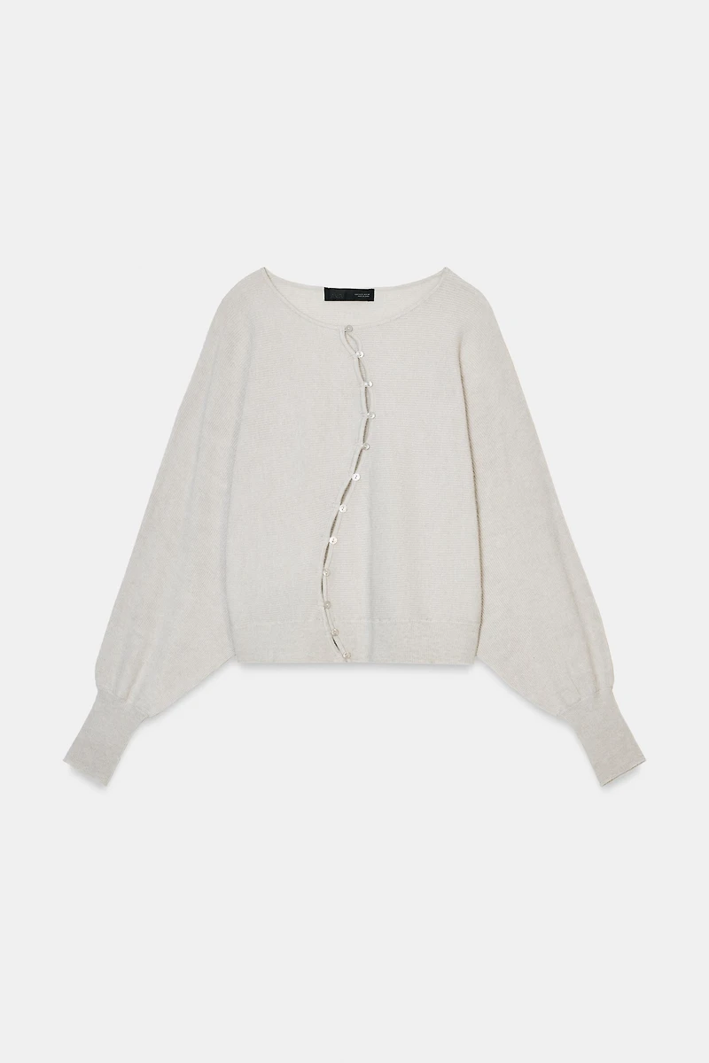 KNIT WRAP JACKET