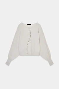 KNIT WRAP JACKET