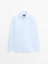 Slim fit 100% cotton shirt