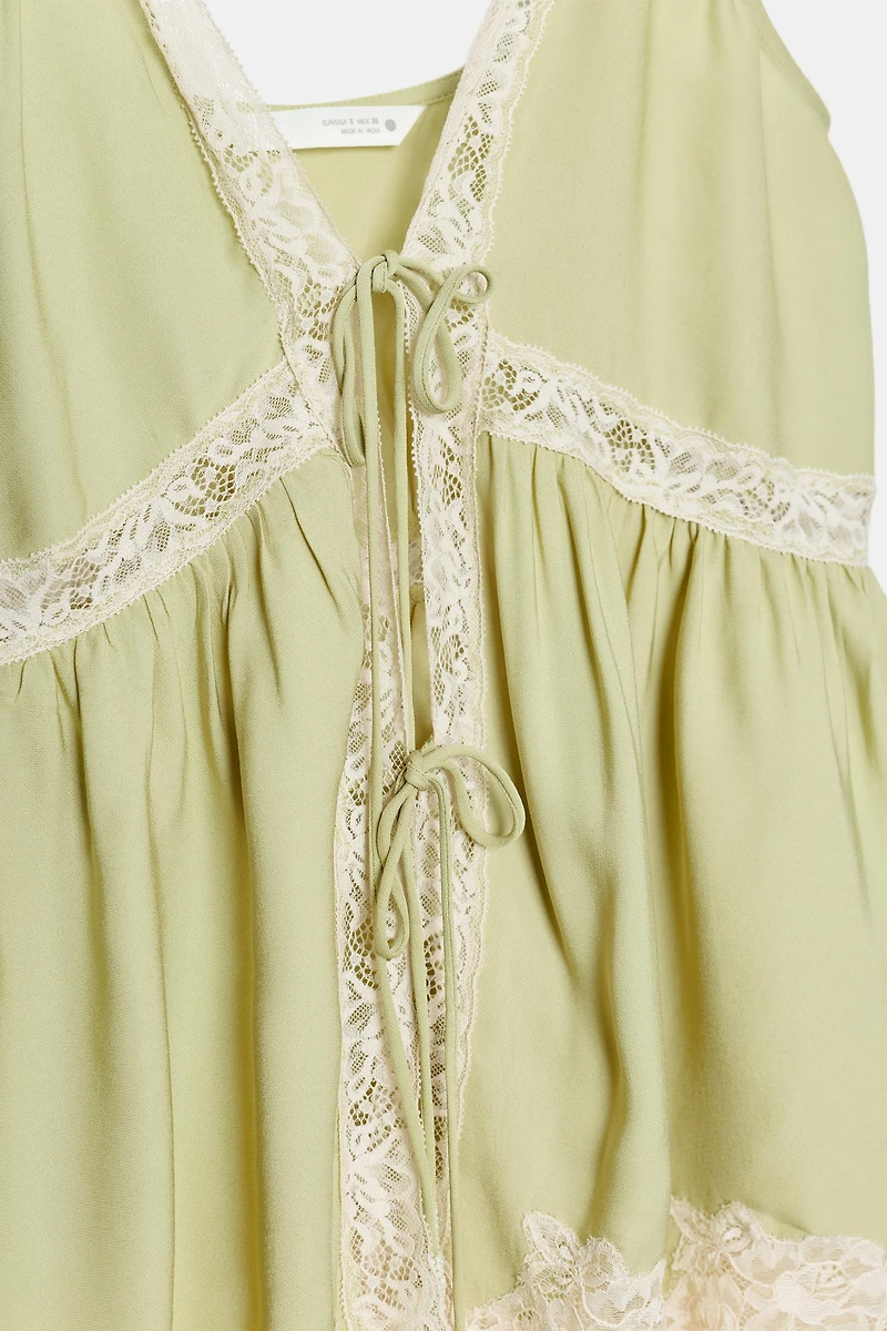 LACE CAMISOLE TOP ZW COLLECTION