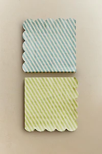 SET OF STRIPED PAPER NAPKINS (SET OF 30)