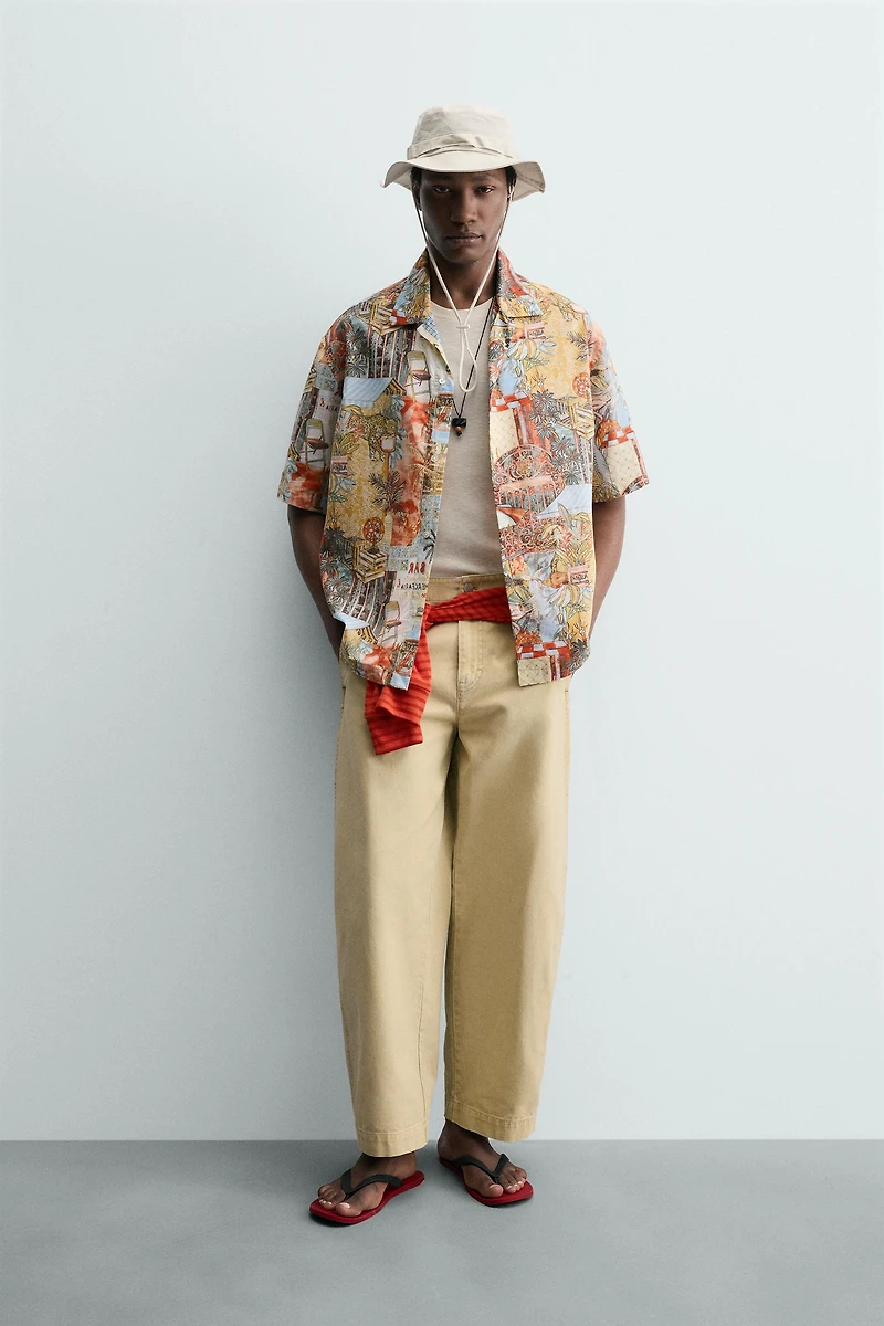 STREET PRINT RELAXED FIT SHIRT
