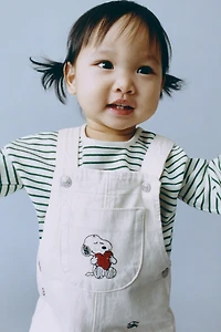 SNOOPY PEANUTS™ TWILL LONG OVERALLS