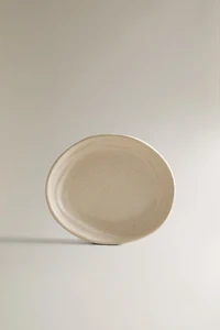 CERAMIC BATHROOM SOAP DISH WITH TEXTURE