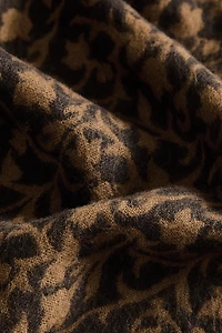 FLORAL WOOL BLANKET