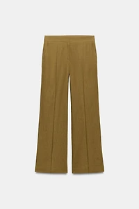 LINEN STRAIGHT LEG PANTS