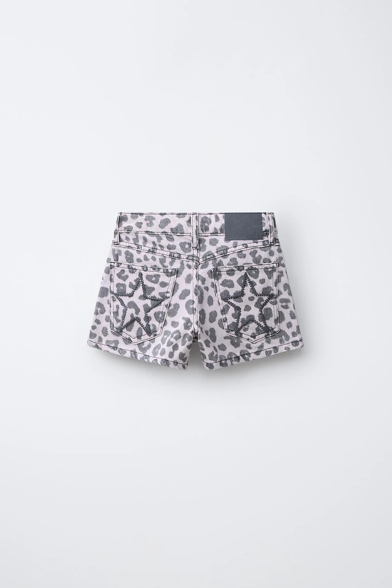 ANIMAL PRINT SHORTS