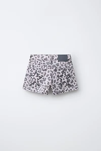ANIMAL PRINT SHORTS