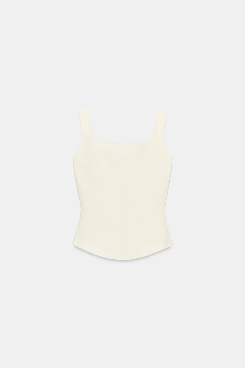 TOP BUSTIER EN MAILLE