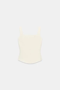 TOP BUSTIER EN MAILLE
