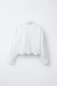 SCHIFFLY CROPPED SHIRT