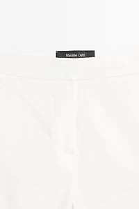 Linen kick flare fit pants