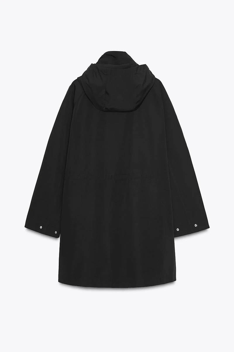 LONG HOODED JACKET