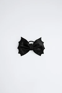 VELVET BAT WING SCRUNCHIE