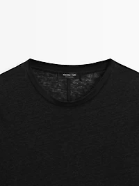 Linen short sleeve T-shirt