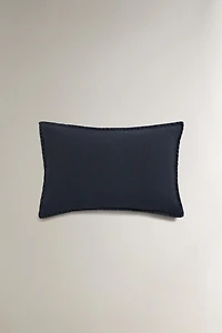 FADED LINEN THROW PILLOW COVER