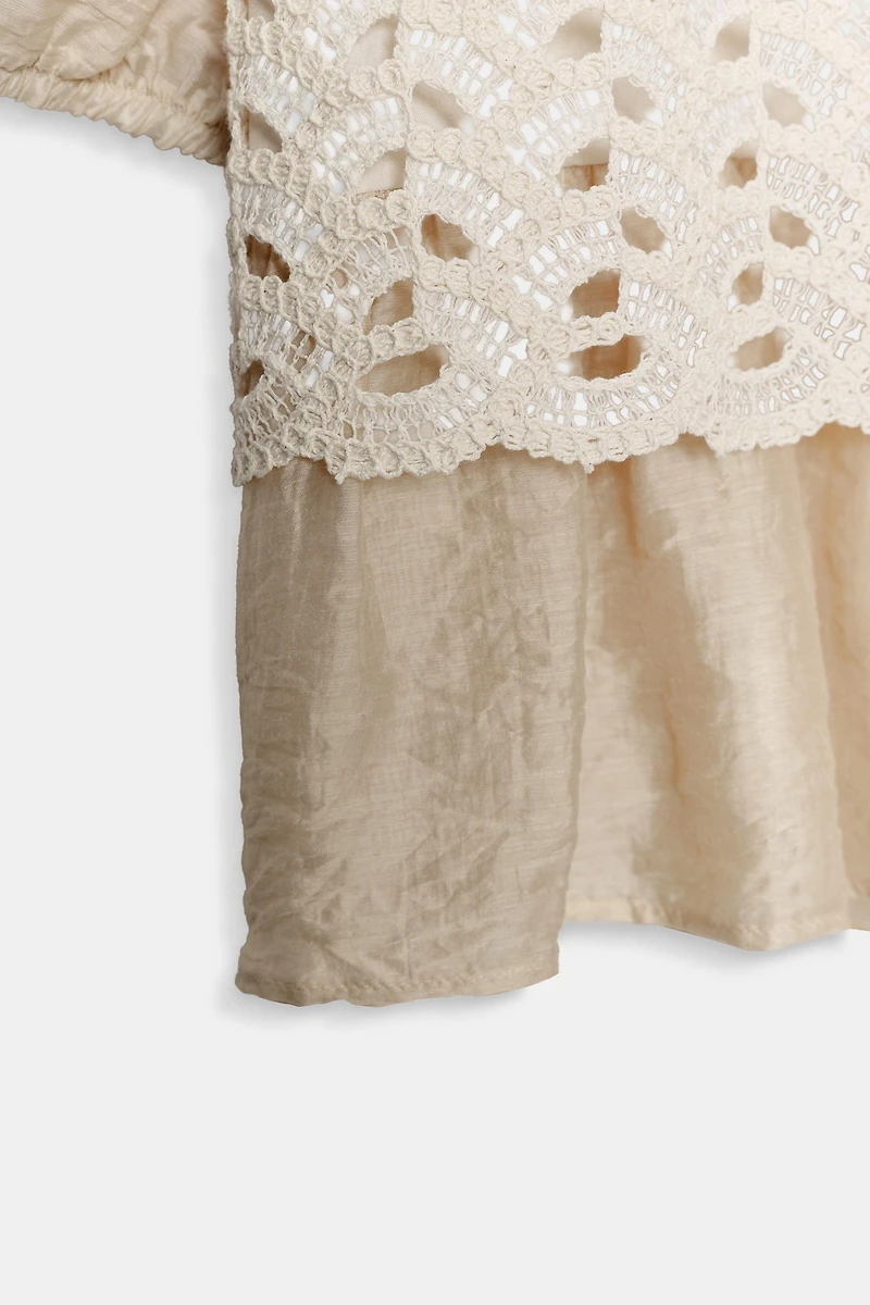 COMBINATION CROCHET TOP