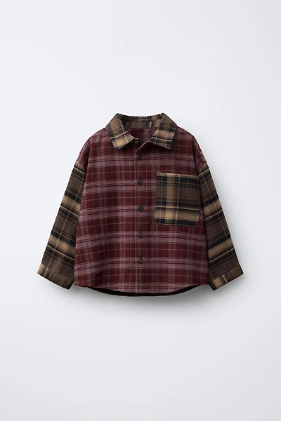 PLAID PRINT SHIRT