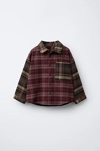 PLAID PRINT SHIRT
