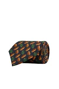 100% SILK JACQUARD RUGBY TIE
