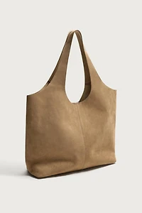 LEATHER SHOPPER BAG