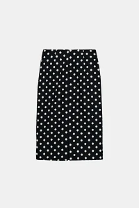 ZW COLLECTION POLKA DOT MIDI SKIRT