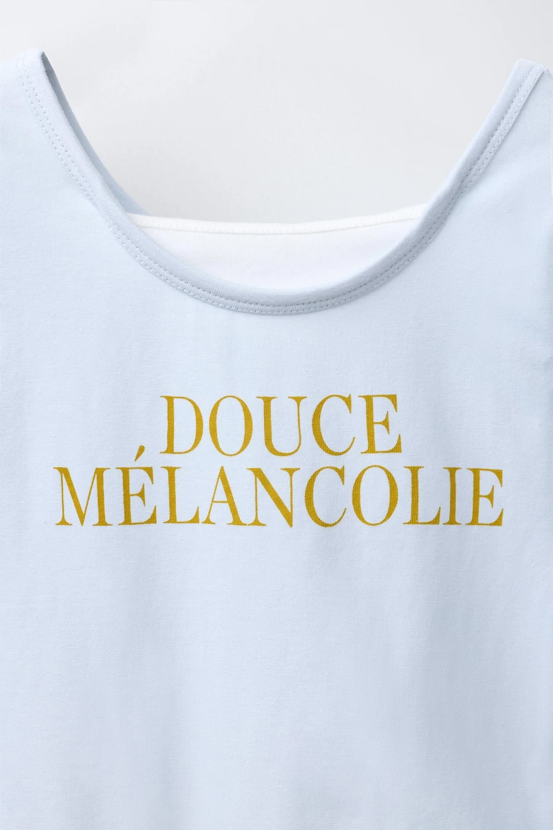 DOUBLE TEXT BODYSUIT