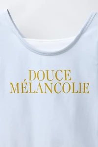 DOUBLE TEXT BODYSUIT