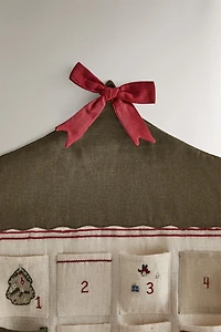 EMBROIDERED CHRISTMAS ADVENT CALENDAR