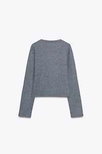 SOFT BUTTON CARDIGAN