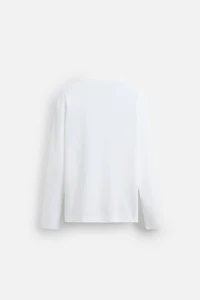 T-SHIRT COL BOUTON