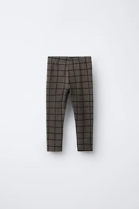 PLAID LABEL LEGGINGS