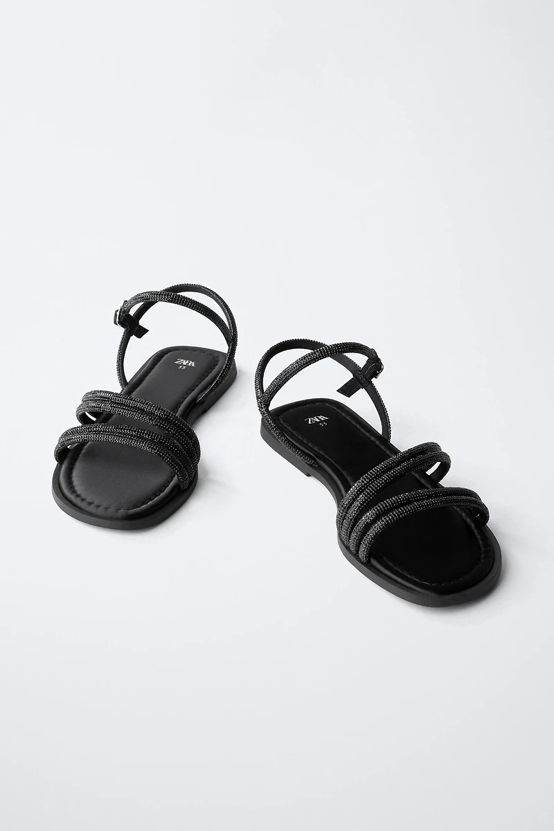 SPARKLY STRAP SANDALS