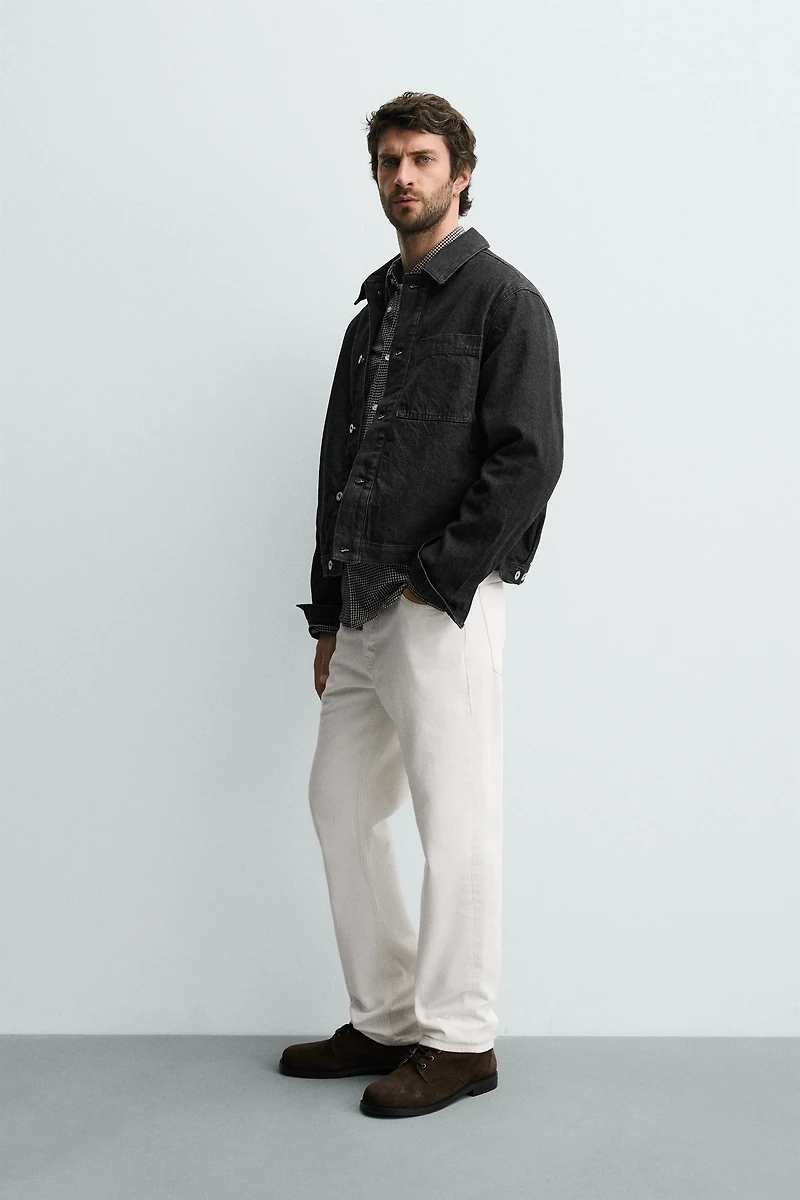 QUILTED DENIM OVERSHIRT