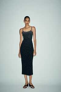 STRASS POLYAMIDE DRESS