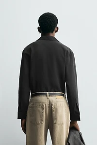 FLOWY POLO SHIRT