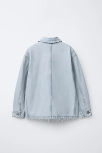 DENIM POCKET OVERSHIRT