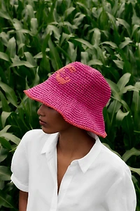 LOBSTER BRAIDED BUCKET HAT