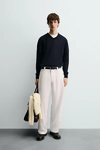 PANTALON FLUIDE PLIS LATÉRAUX
