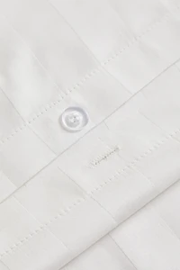 STRIPED SATEEN FLAT SHEET 500-THREAD-COUNT