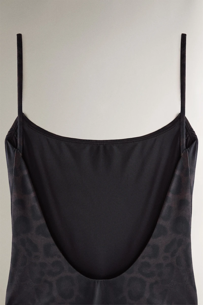 ANIMAL PRINT BEACH SWIMSUIT