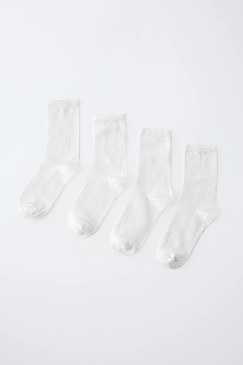 FOUR-PACK OF LONG SOCKS