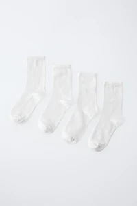 FOUR-PACK OF LONG SOCKS