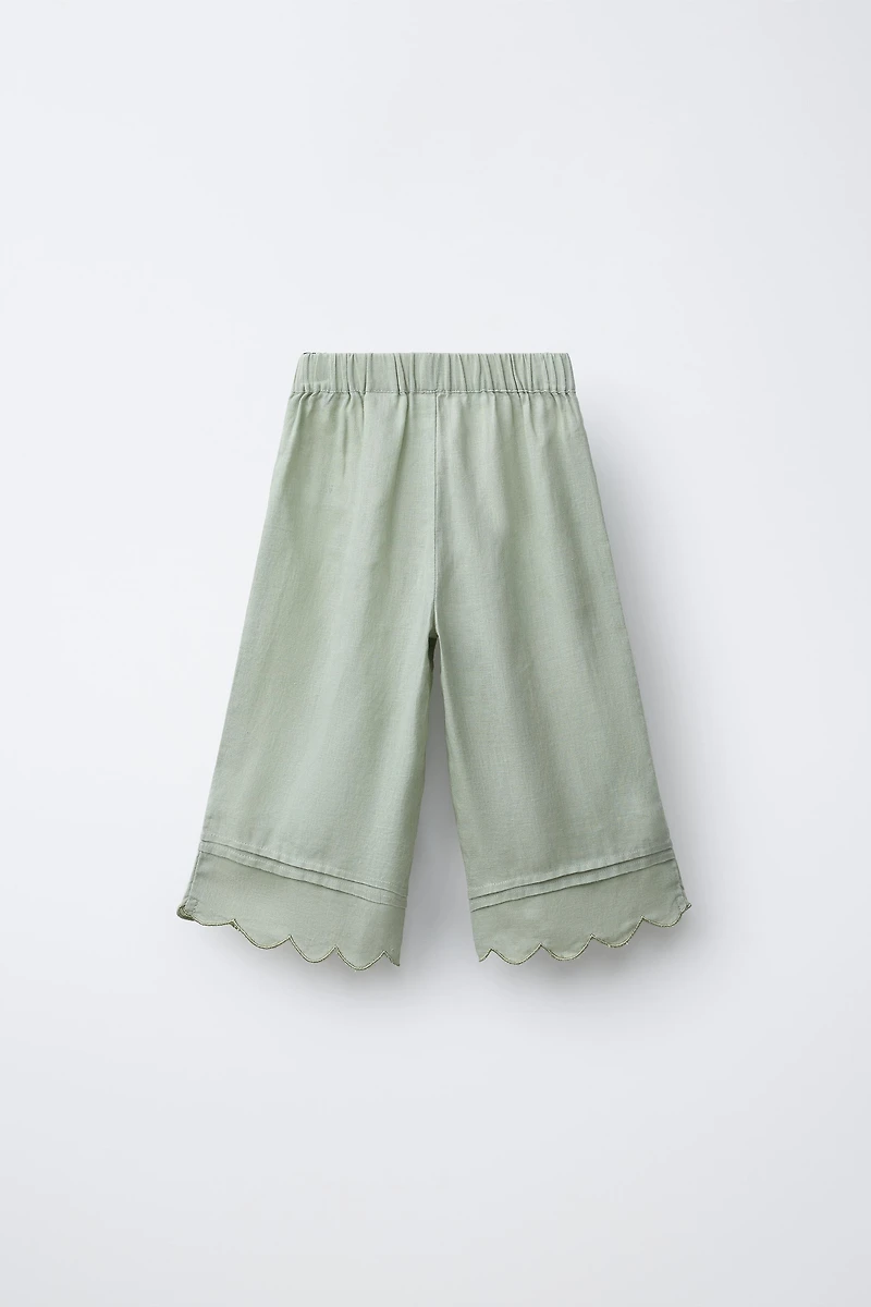 JUPE-CULOTTE 100% LIN