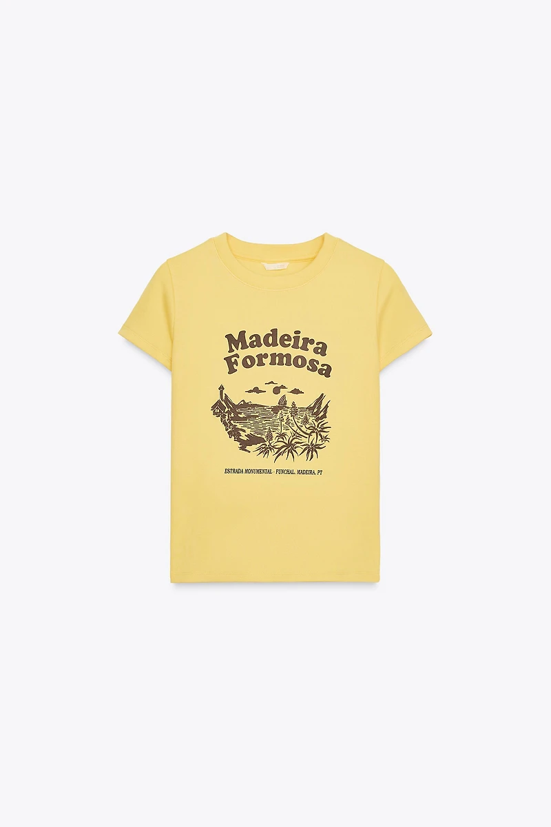 TEXT PRINT T-SHIRT