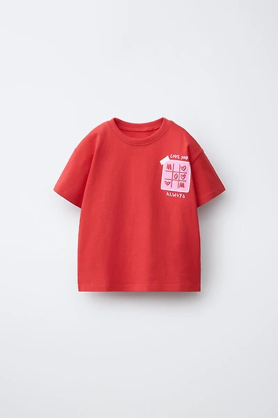 RAISED PRINT T-SHIRT