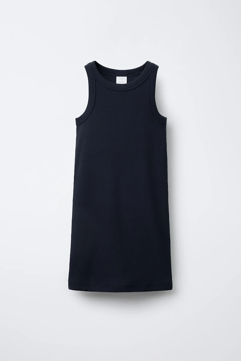 RIB COMBINATION DRESS